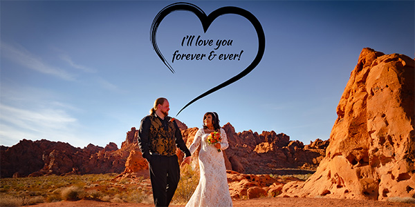 Valley of Fire Wedding Ceremony, Las Vegas